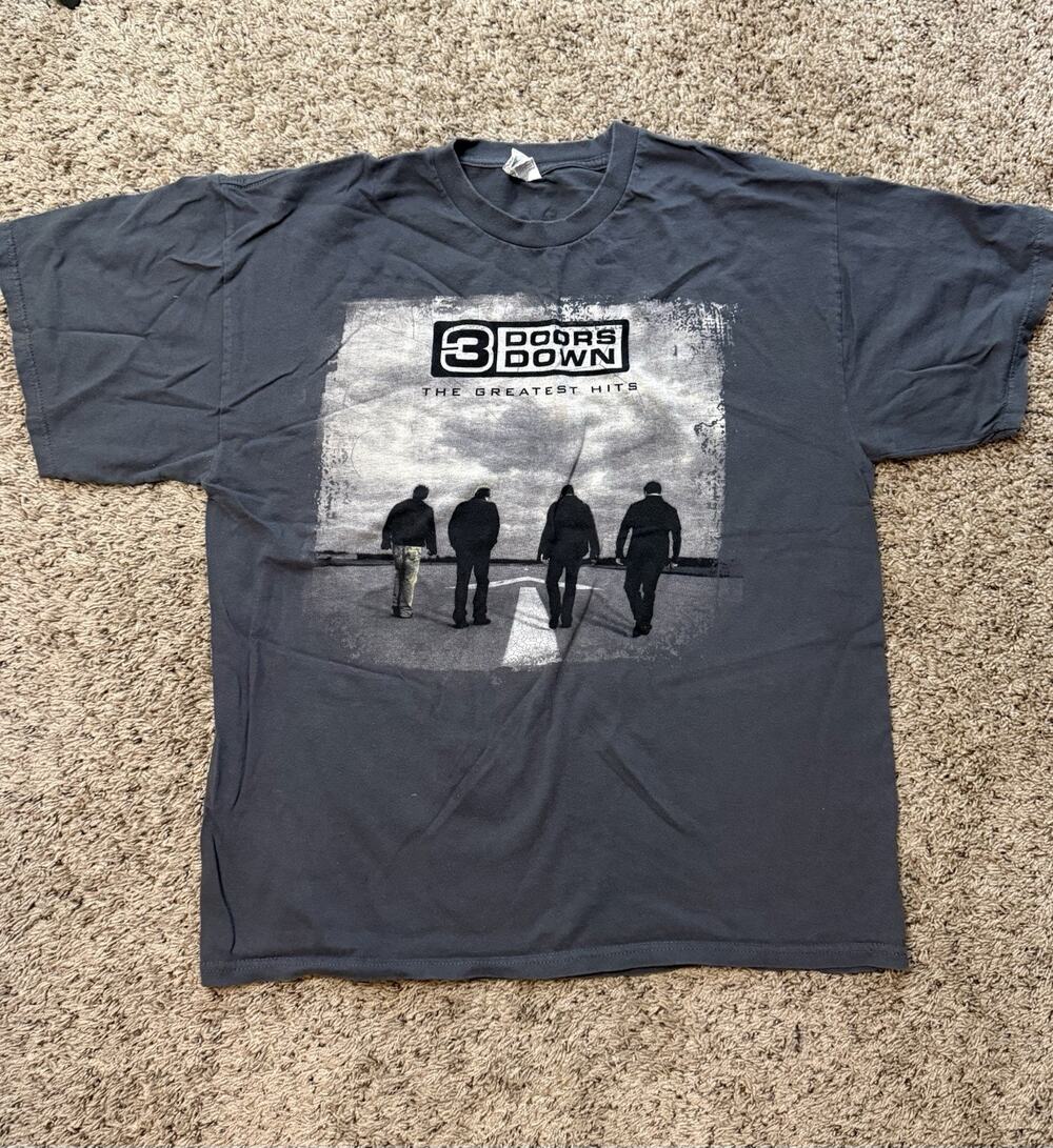 3 Doors Down Tour 2014 T-Shirt Men's Size XL Short Sleeve